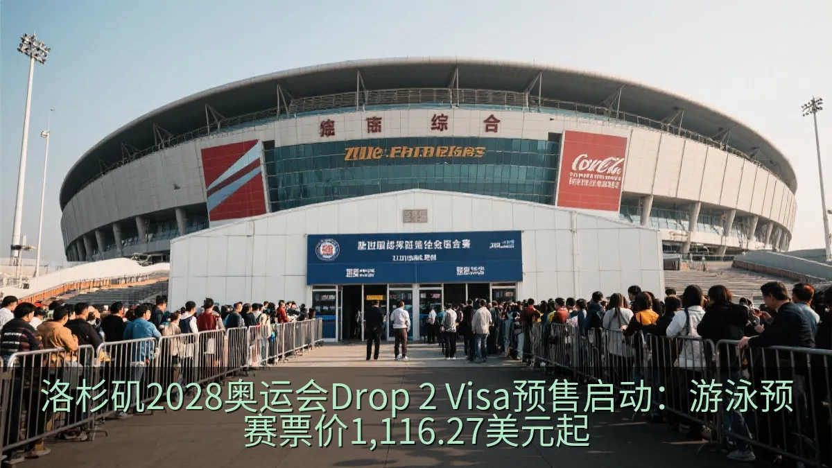 体育场馆售票窗口与观众入场区域